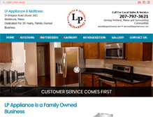 Tablet Screenshot of lpapplianceme.com
